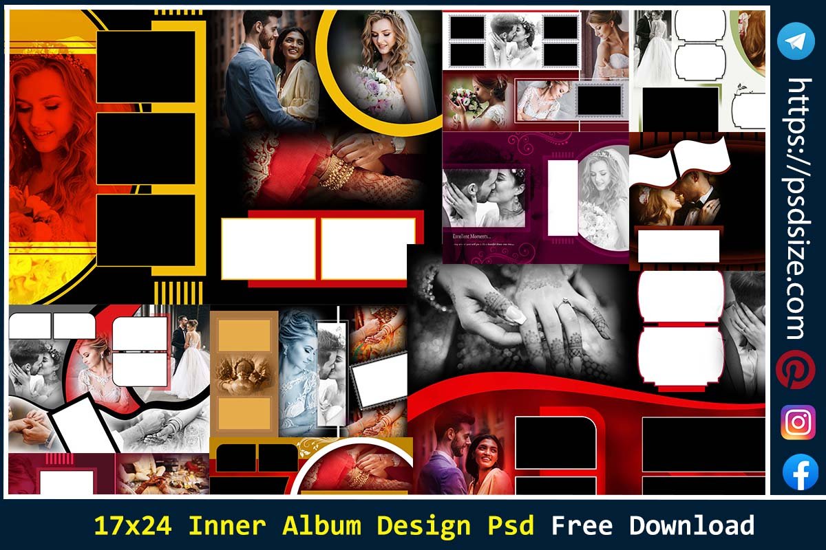 17x24 Inner Album Design Psd Free Download